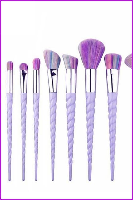 Hot 10pcs Unicorn Makeup Brushes Set - Furdela