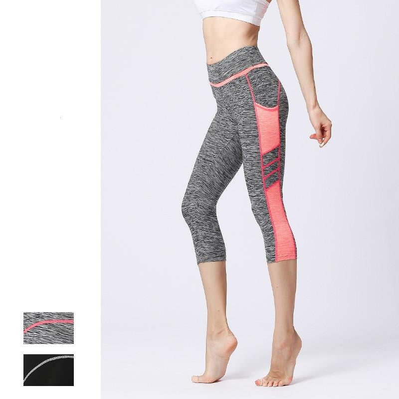 High Waist Elastic Breathable Yoga Pants DE133 - Furdela Wholesale