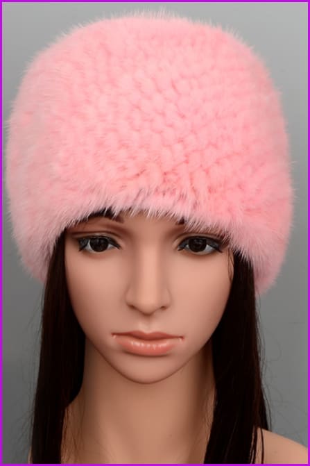 Real Mink Fur Headband DF0002 - Furdela Wholesale