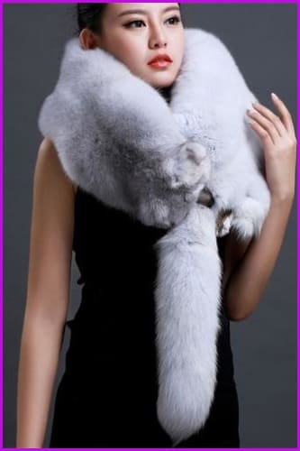 Wholelsale Real Fox Fur Scarf/Shawl/Wrap - Furdela Wholesale